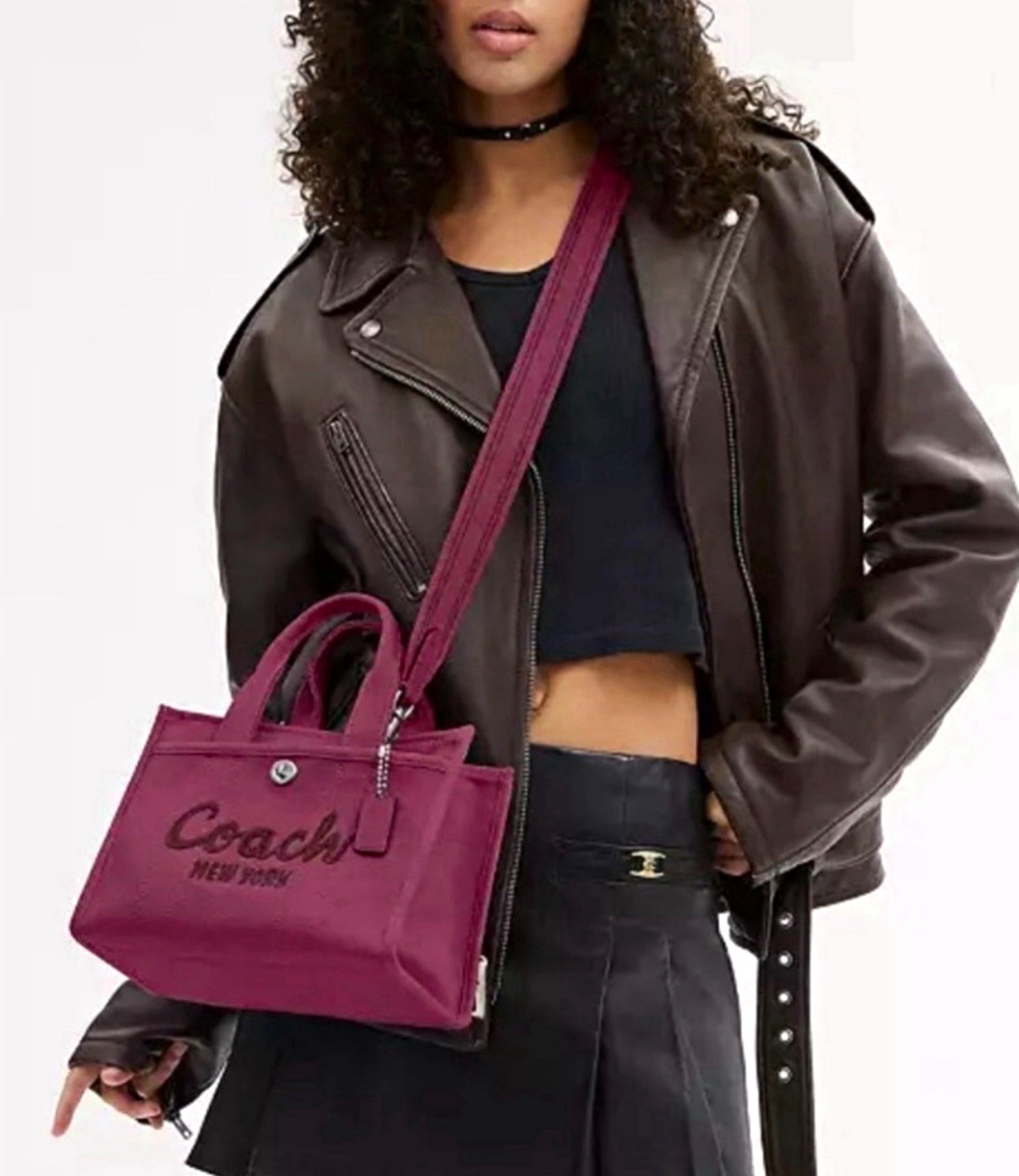 Coach Cargo 26 Logo Canvas Tote
