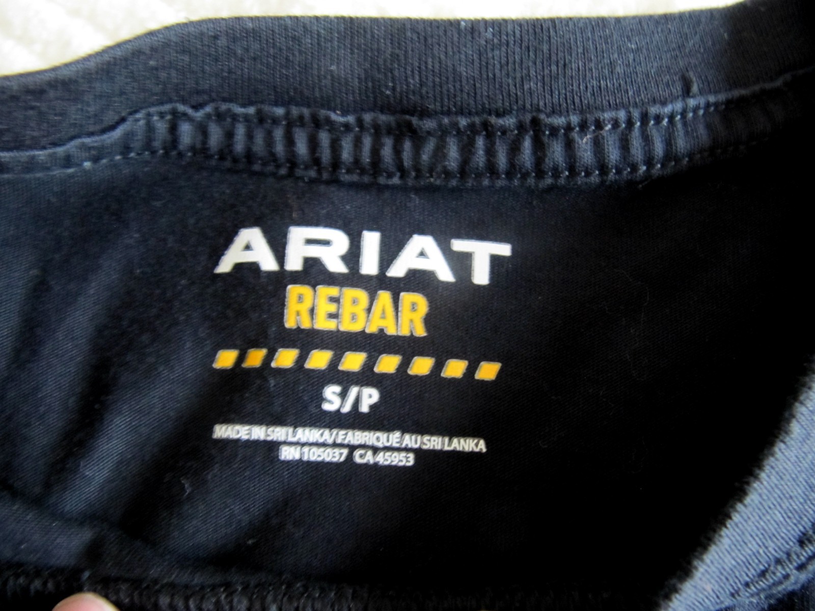 Ariat Rebar Workman Born For This T-Shirt, Black, Size Small