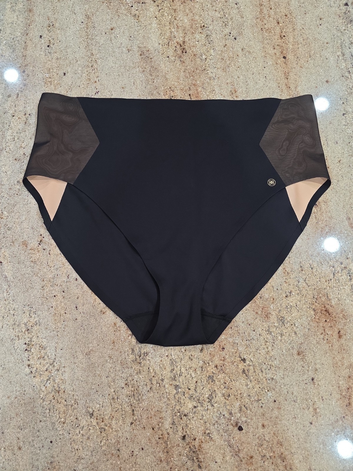 New Women’s HONEYLOVE Black Crossover Brief Panty Size Plus 3X