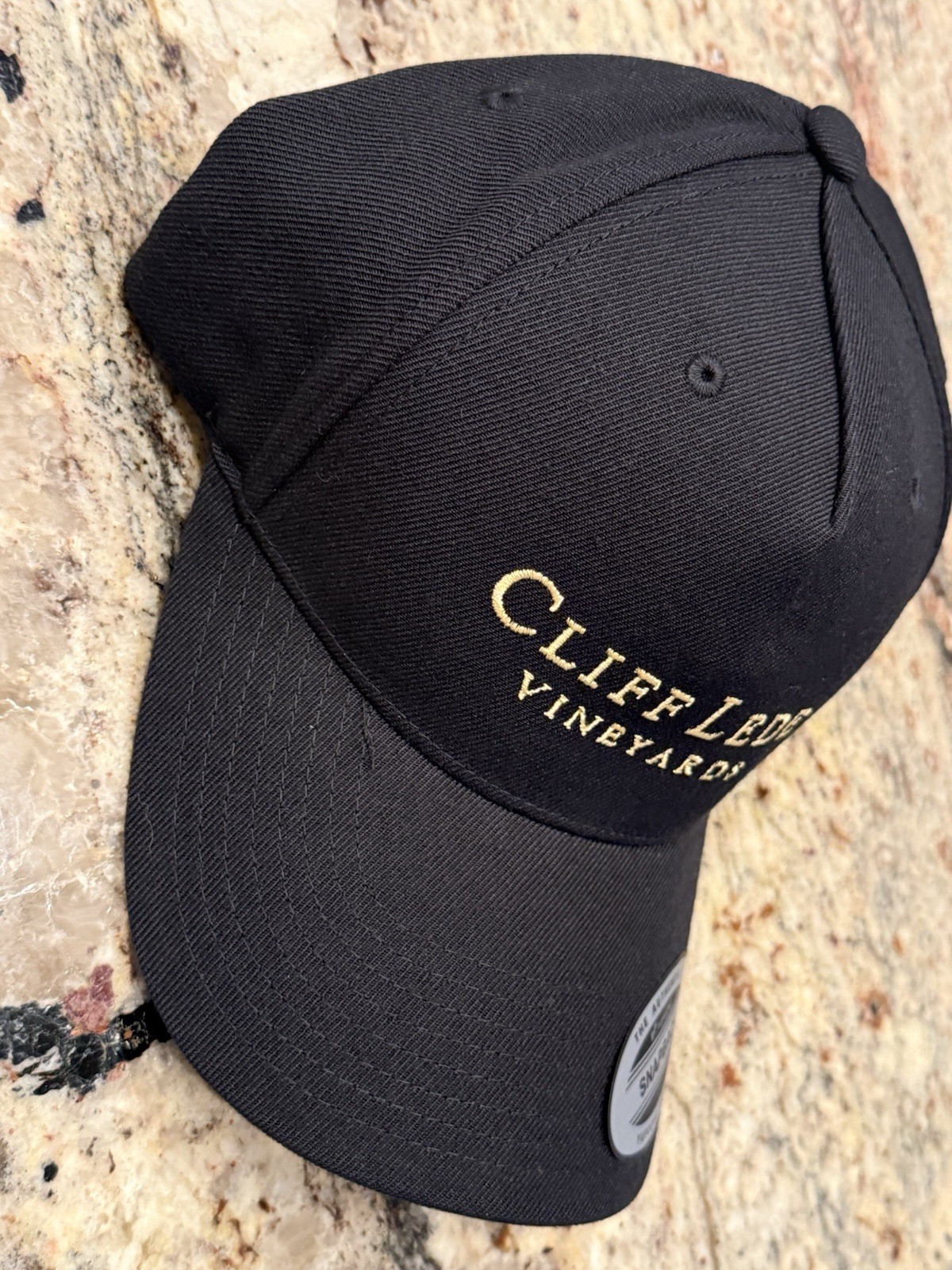 Cliff Lede Vineyards snapback Hat The Classics By Yupopng Acrylic/Wool Black