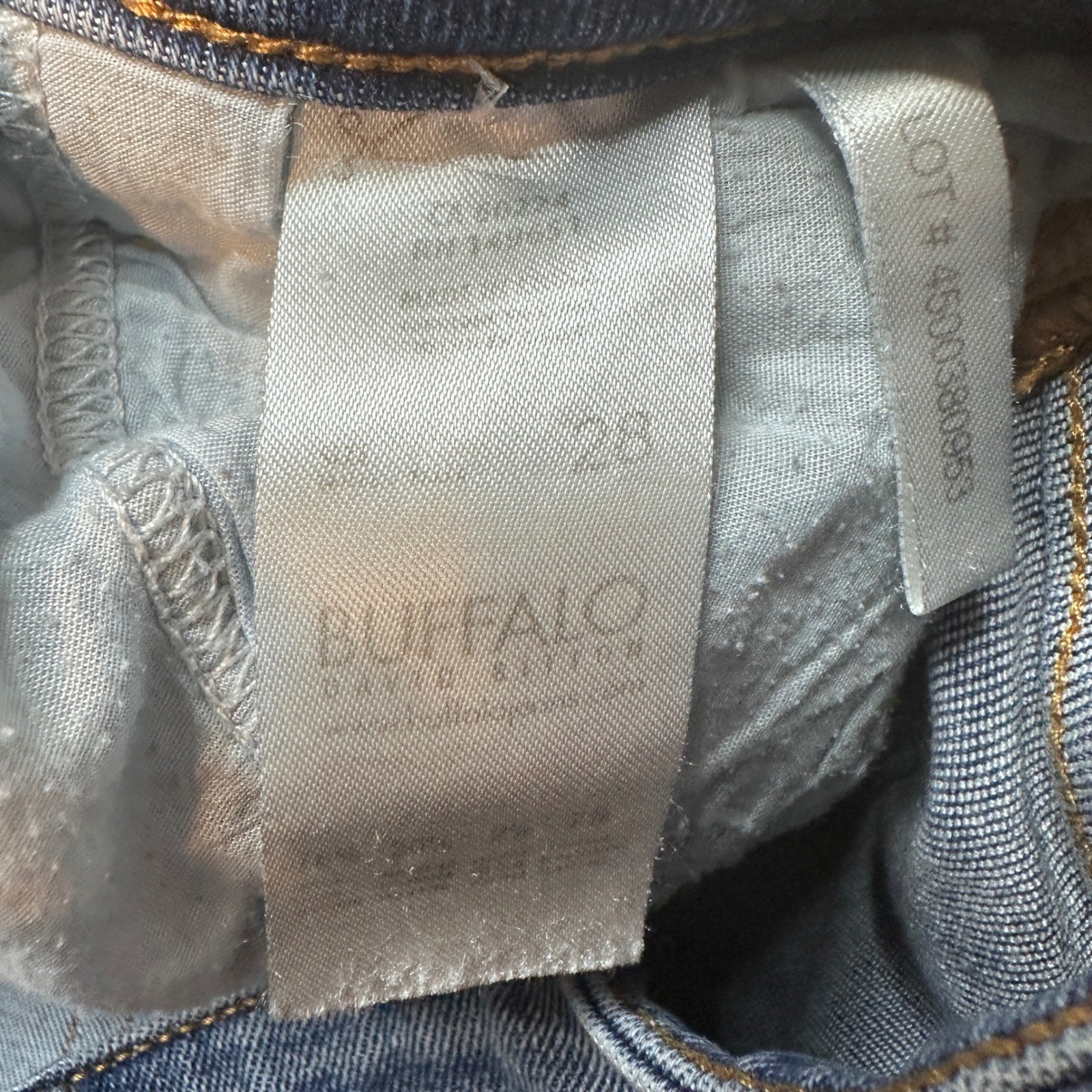 Buffalo Jean Shorts Womens 28 Blue Lexi Semi Hi Short Distressed Stretch Denim