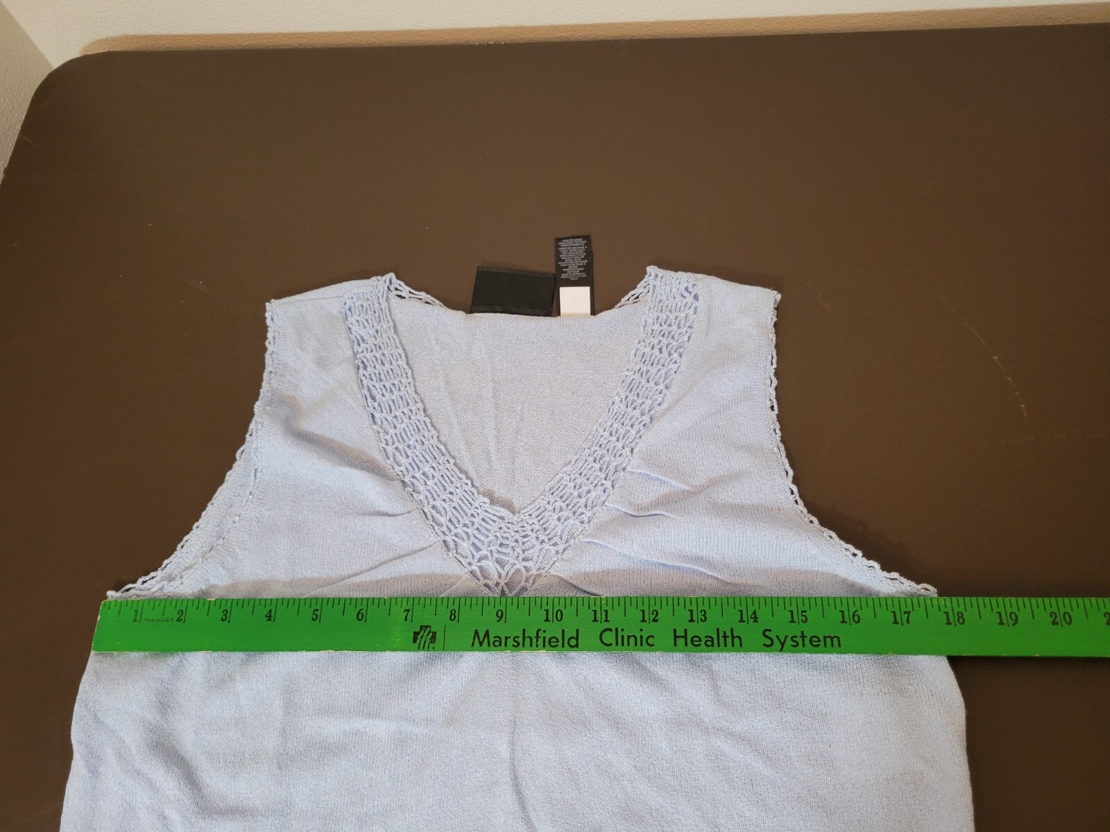 Axcess Womens Large L Blue Sleeveless Top Read DESCRIPTION New Nwt