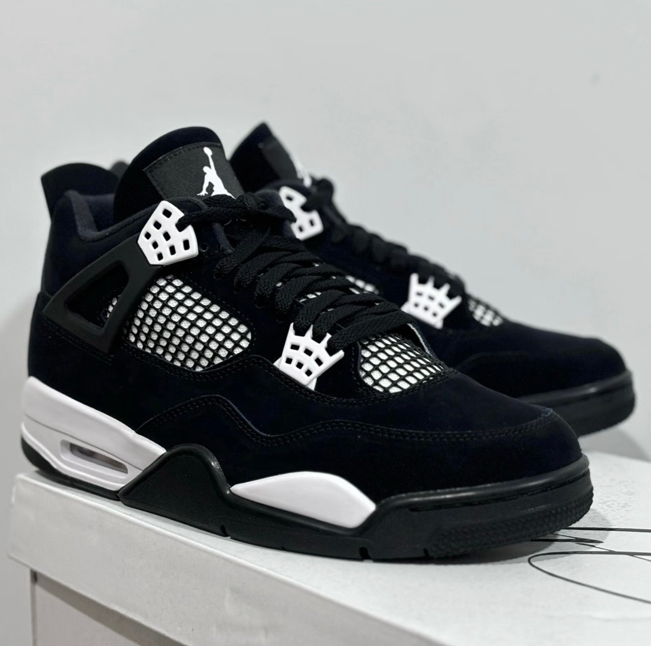 Air Jordan 4 White Thunder Black FQ8138-001 US7-12 Men’s