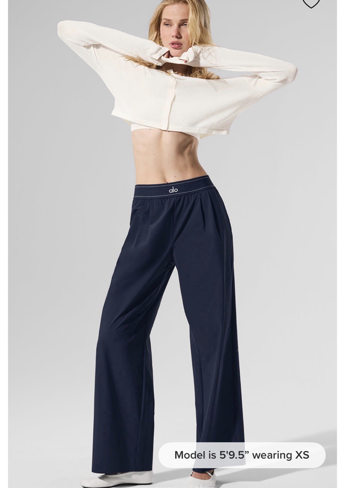 AIo Yoga Suit Up Trouser Regular Women Casual Pants Navy | Med