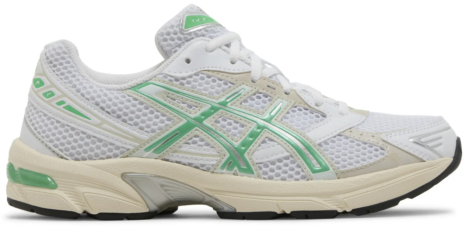 Size 10W ASICS Gel-1130 White Malachite Green Women’s 1202A164-114