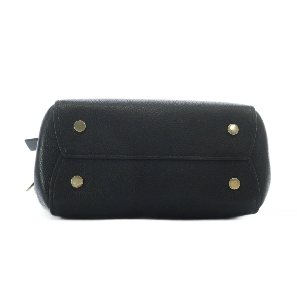Used Kate Spade KATE SPADE 2way Handbag Shoulder Black Charm Included Grain Proc