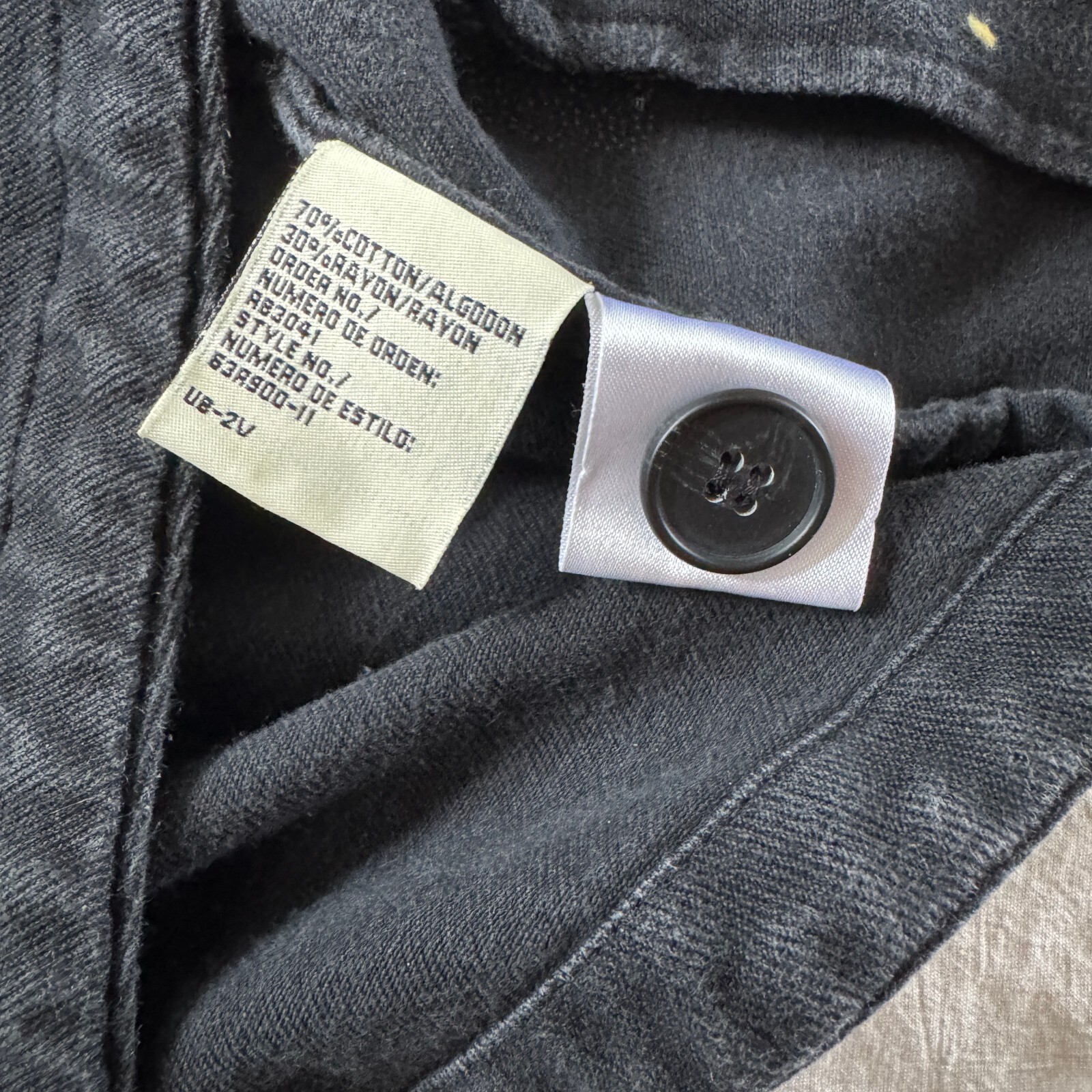 Vtg 90s Re Union Canvas Vest Mens Large Black Cotton Rayon Blend Hong Kong L