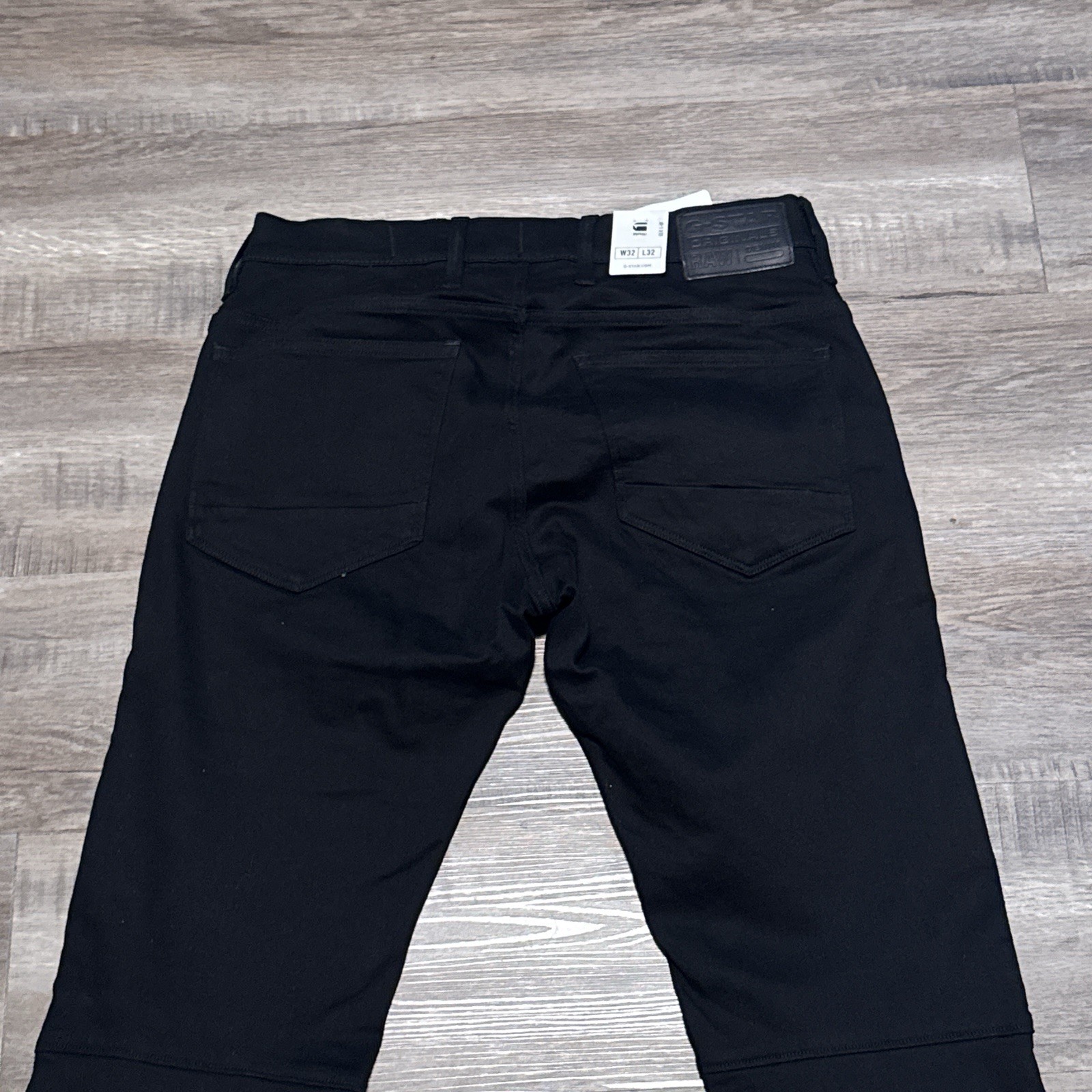 G-Star Raw Airblaze 3D Skinny Black Multi Pocket Moto Cargo Jeans Mens 32×32 NEW