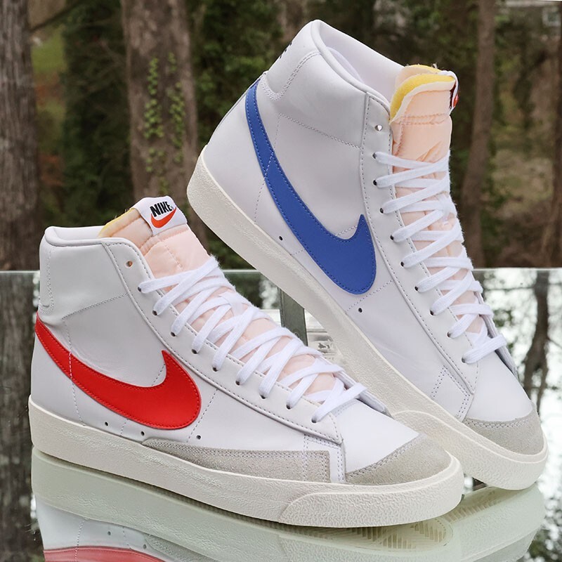 Nike Blazer Mid 77 Vintage Mismatched Swoosh Men’s Size 13 Custom BQ6806-117