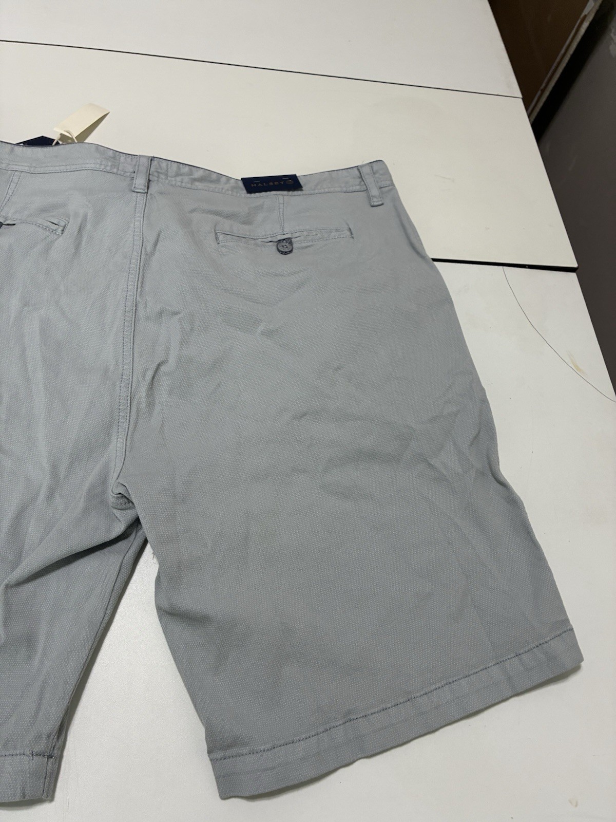 Halsey 44 Sport Shorts 42 Blu Slate Theodore Honey Comb Stretch Chino 10″ Inseam