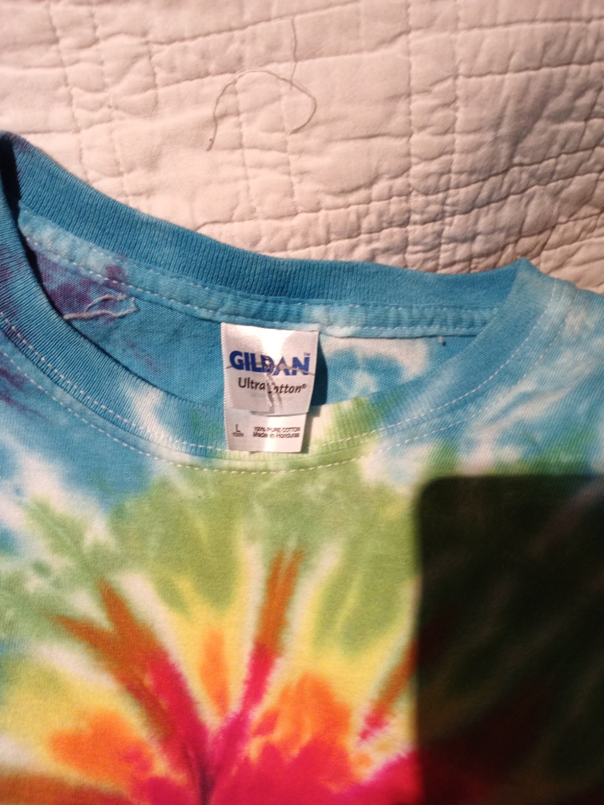 Gildan Rainbow Pride Tie Dye T-shirt Beautiful Homemade Hand Tied And Dipped.
