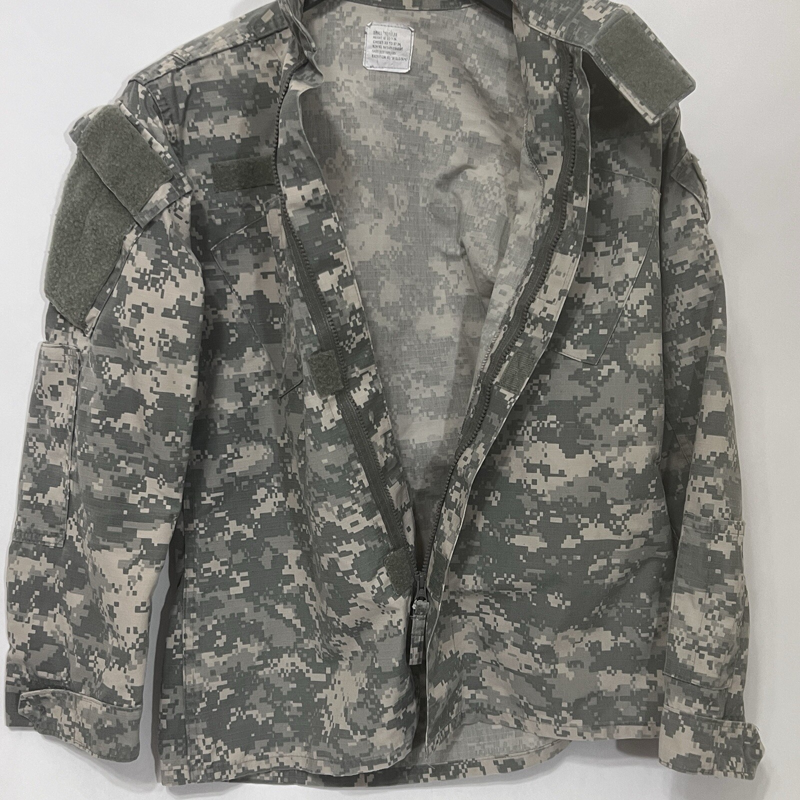 Military Digi Camo Combat Military Utility Army Jacket Ripstop Adult Small Reg