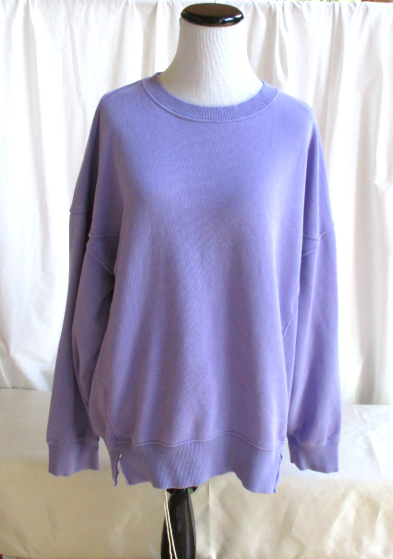 Aerie Size M The Chill Crew Sweatshirt Color Solar Violet
