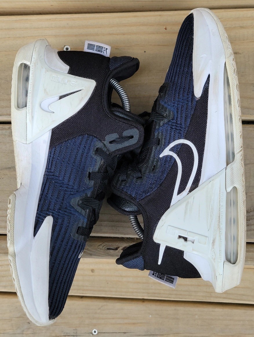 Size 9.5 – Nike LeBron Witness 6 TB Black White Charcoal Mens Basketball Shoes