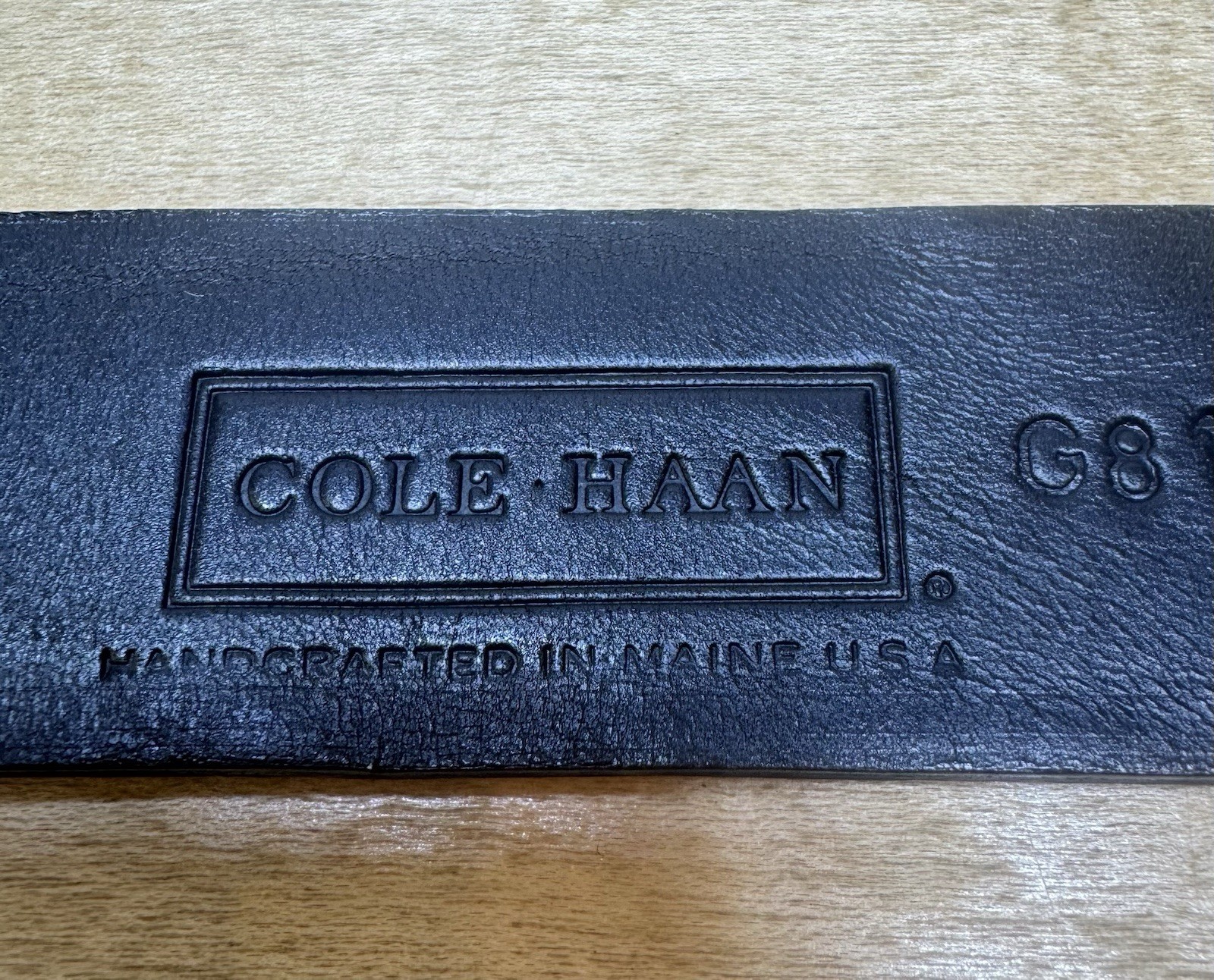 Cole Haan SET OF 2 Size 30 Men’s Leather Croc Embossed Belts 1 Black 1 Brown