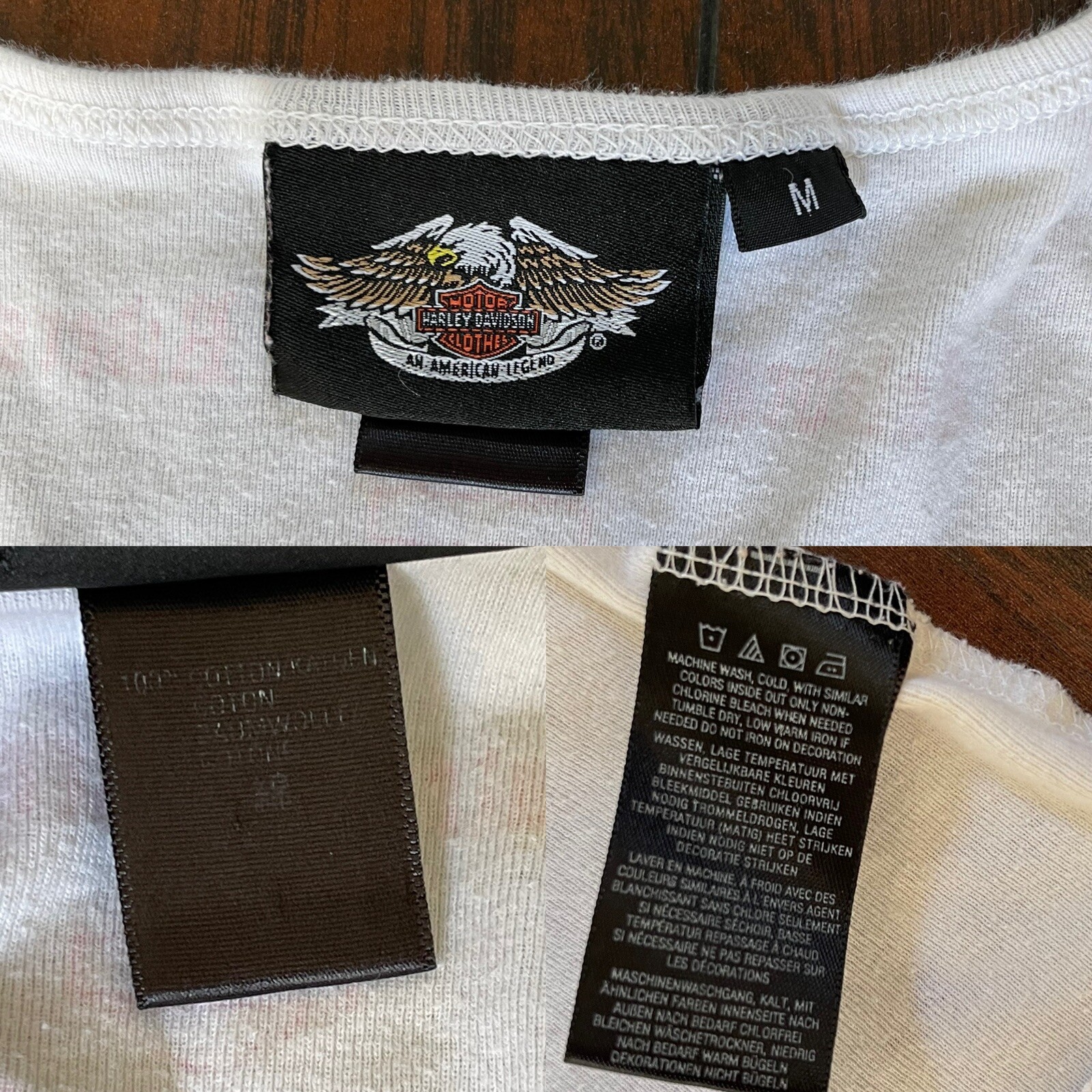 Y2K 2000s Harley Davidson Celebrate Women Riders May 2009 White Tank Top Size M