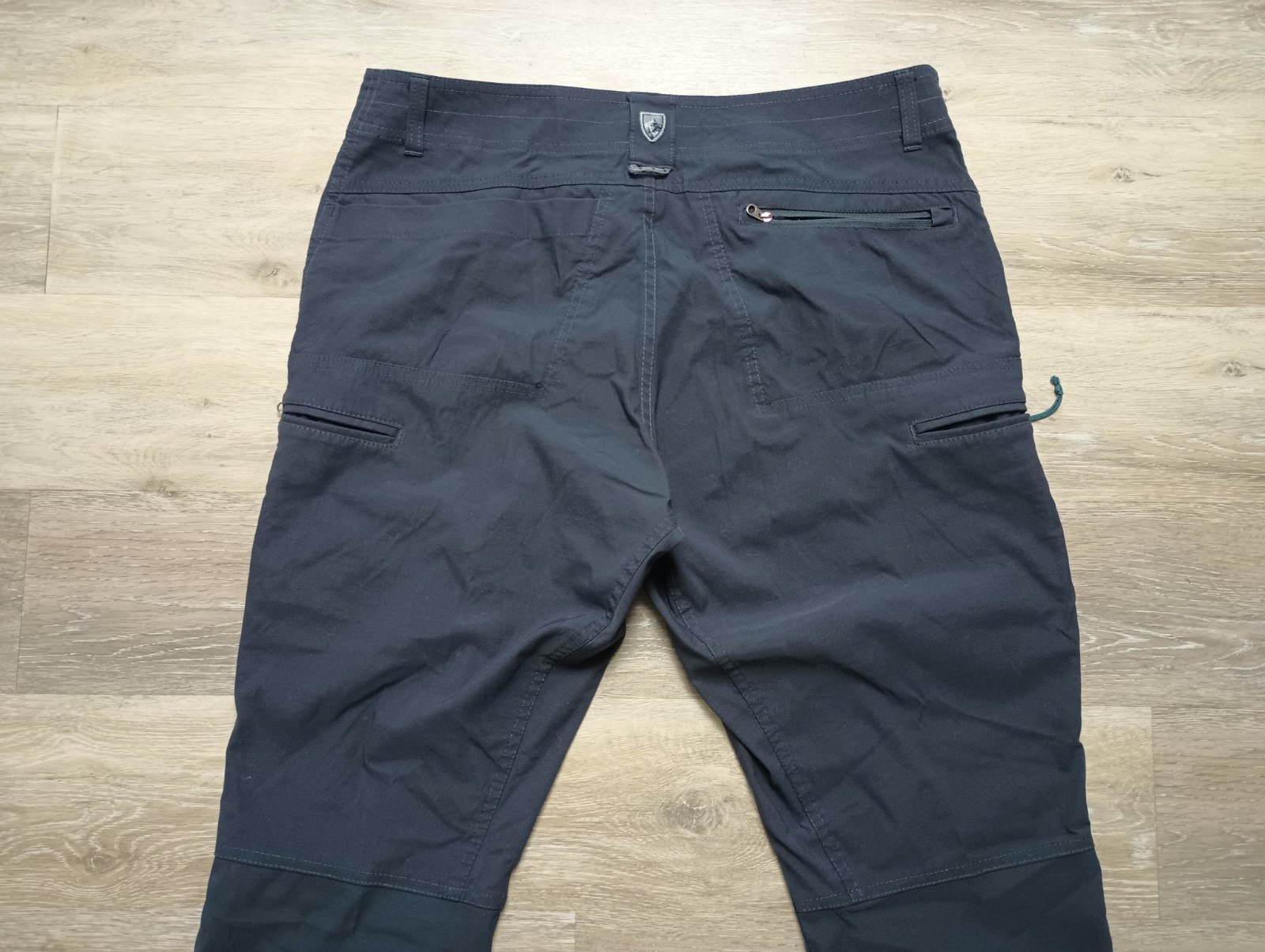 Kuhl Renegade Rock Pants Black Hiking stretch utility tech cargo Nylon 33×31