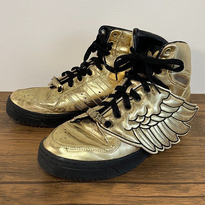 Adidas Jeremy Scott JS Wings Metallic Gold 2008 G04653 Size 8.5 RARE