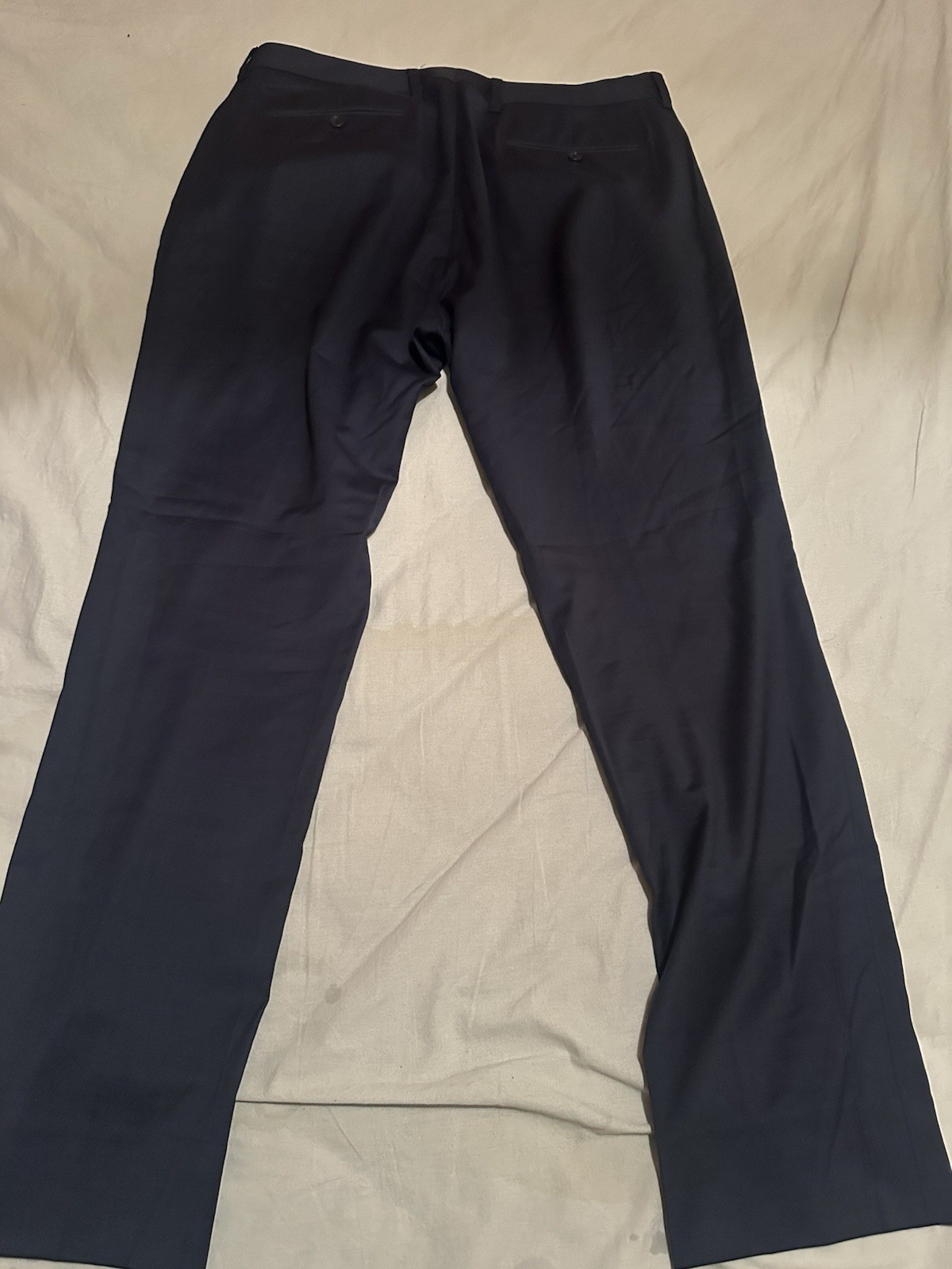 BONOBOS Navy Blue Slim Fit Dress Pants