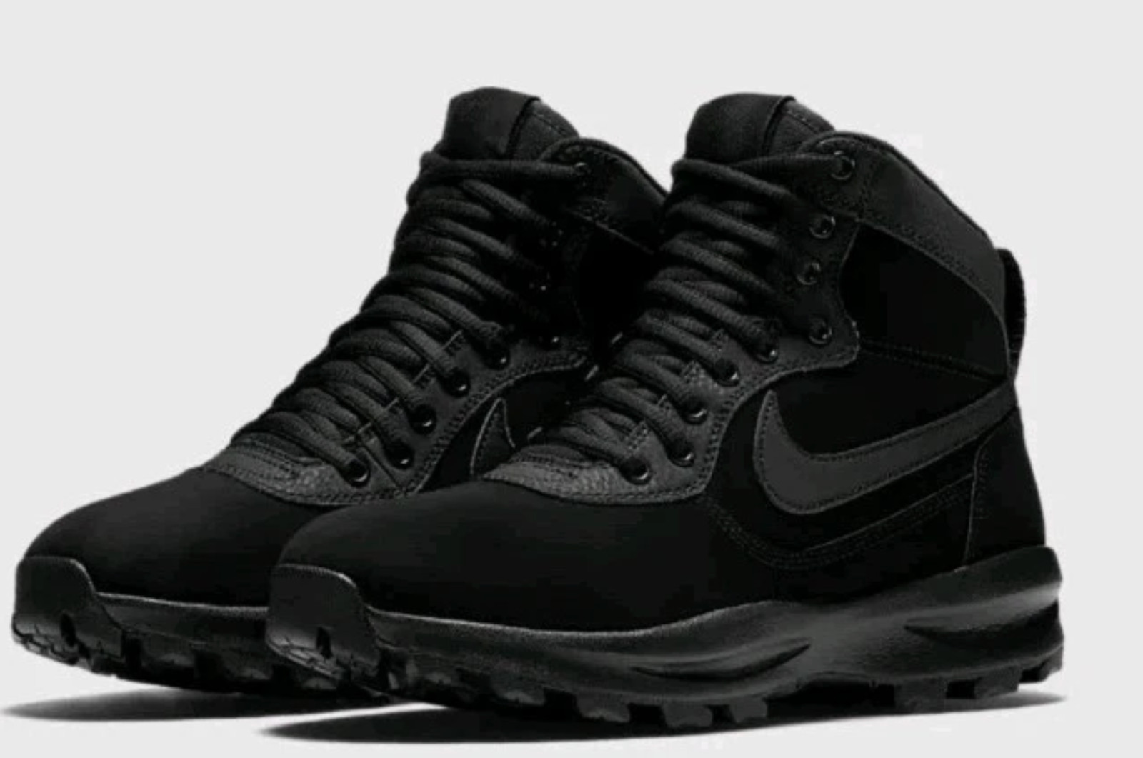 Nike Manoadome Black Sneaker Boots 844358-003 Fast Ship New In Box Size 9.5-13