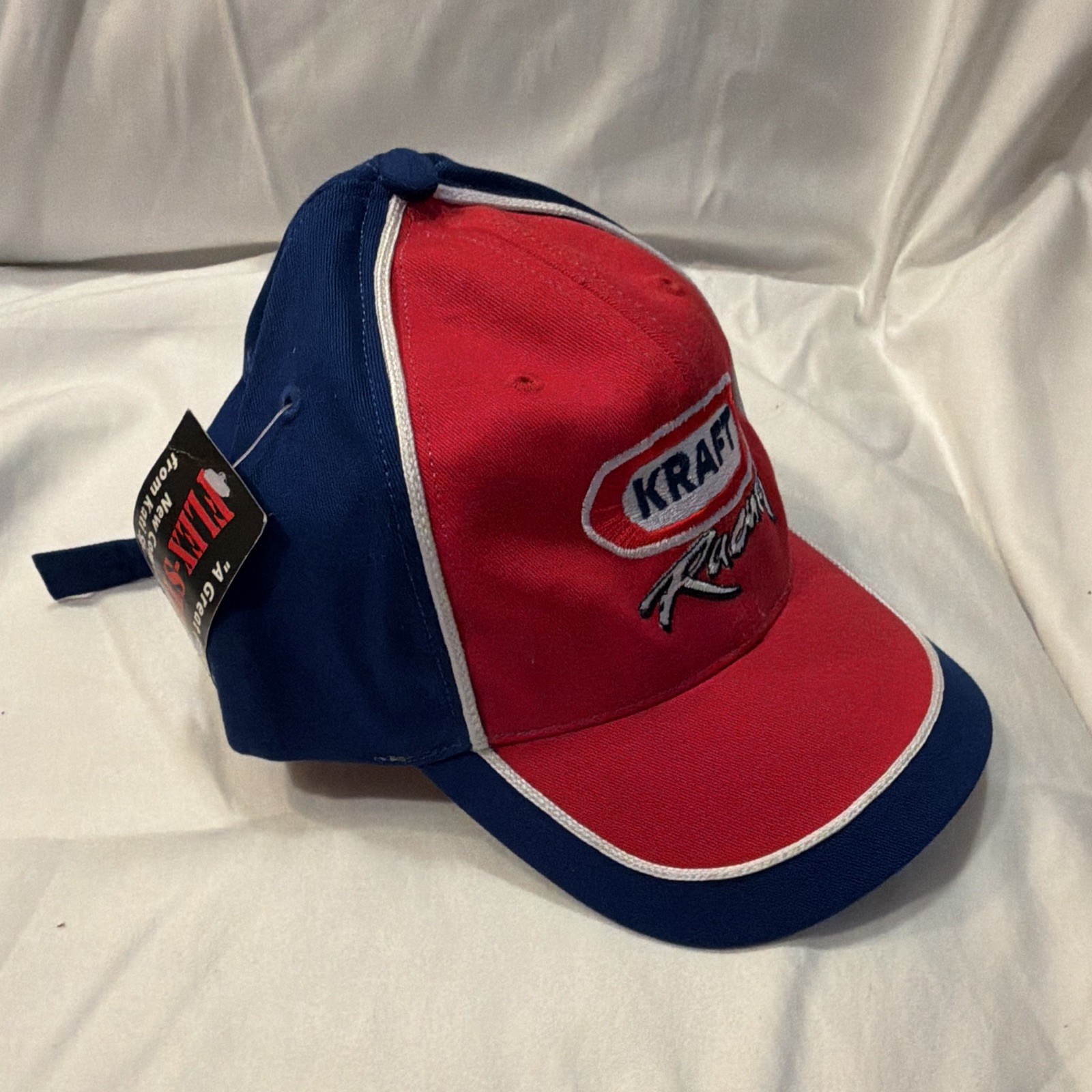 Kraft Racing NHRA Adjustable Baseball Cap Red Blue White Adults Hat Kati
