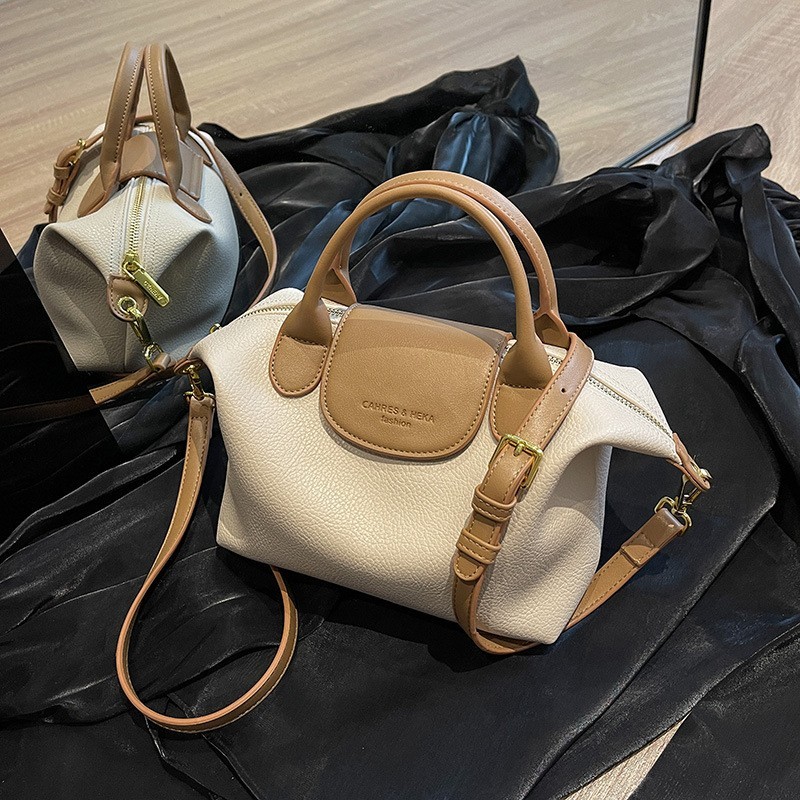 Woman Fashion Casual Versatile Minimalist Top Handle Shoulder Crossbody Handbag