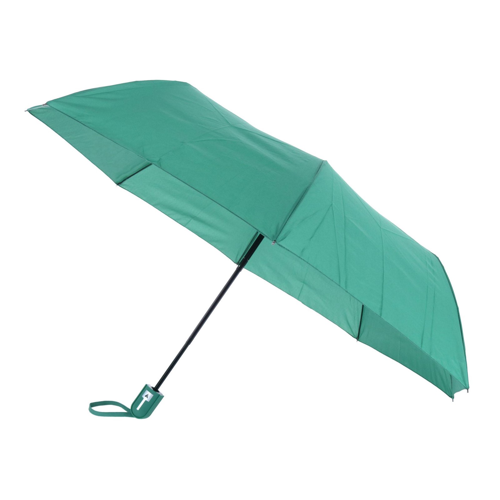 CTM Solid Color Auto Open Compact Travel Umbrella by Parquet