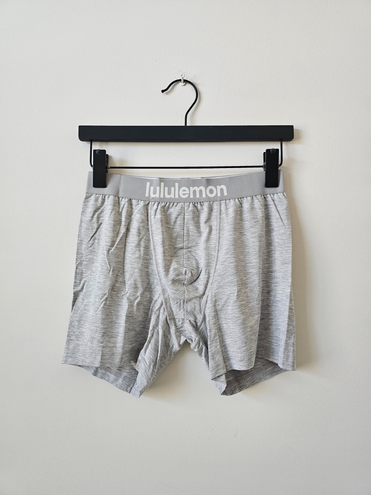 NIB LULULEMON Blue Grey Navy Ivory Always In Motion Boxer Brief 5″ Medium 5-Pack