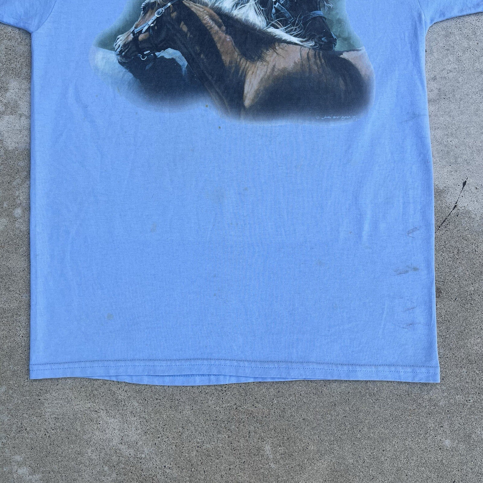 Vintage The Mountain Horse T Shirt Wild Wings Size Men’s Medium 90’s Freedom 09
