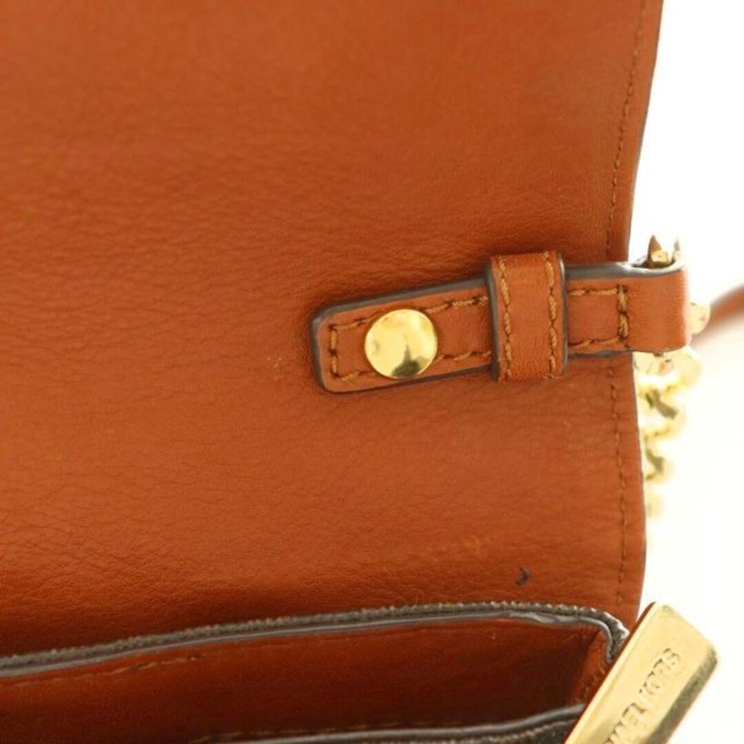 Michael Kors Shoulder Bag Total Pattern Logo Brown Gold Color BB Used 295da445d1