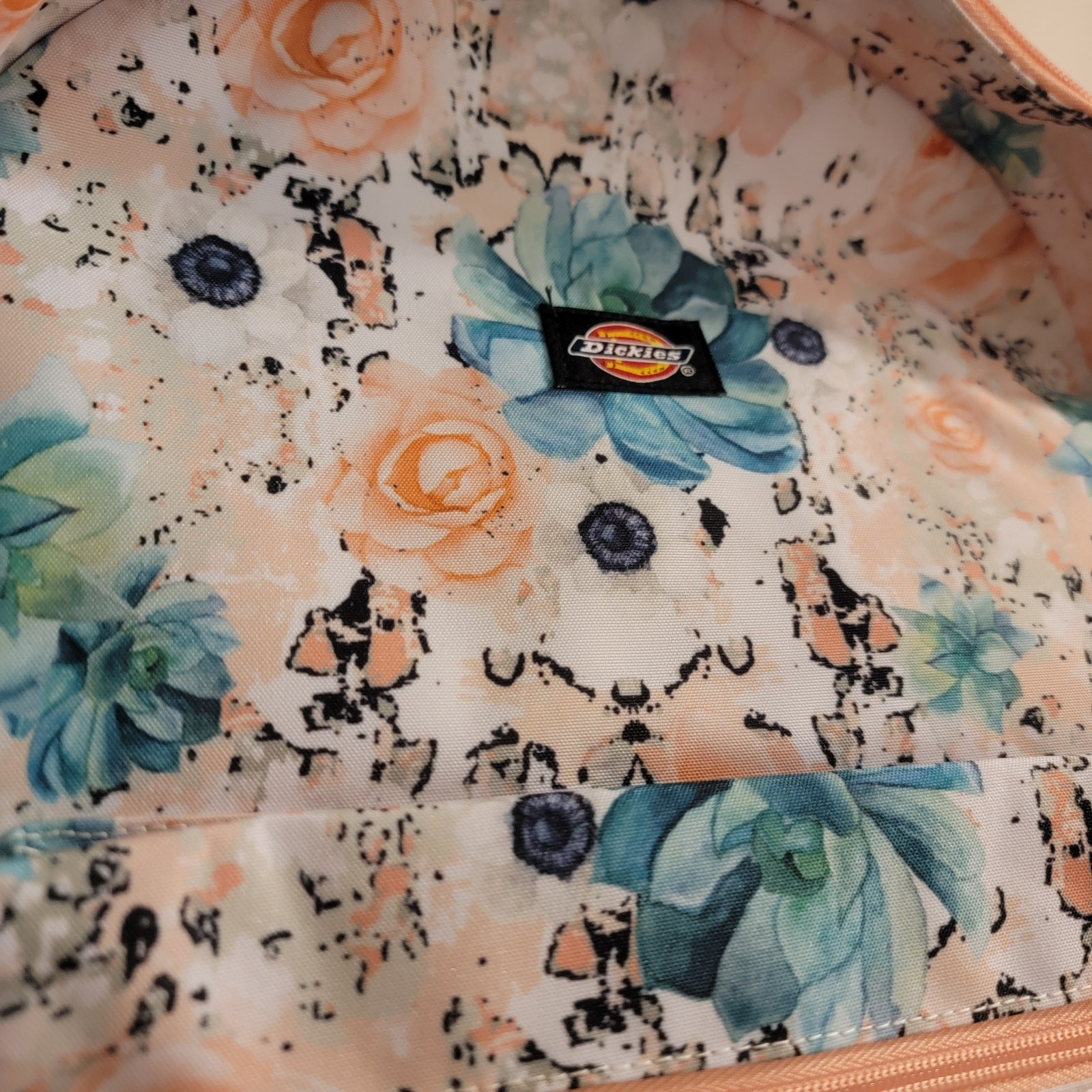 Dickies Floral Student Backpack Laptop Sleeve NWT School Travel Book Bag