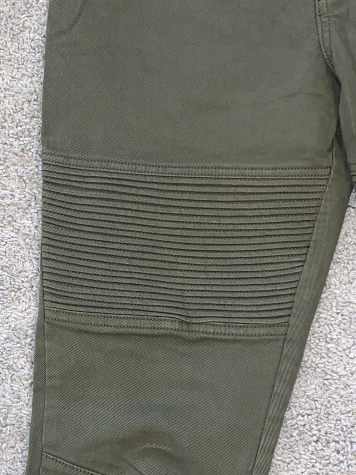 Sun + Stone Men s Slim Fit Kilmister Articulated Moto Jeans Size 29×30 Green (4)