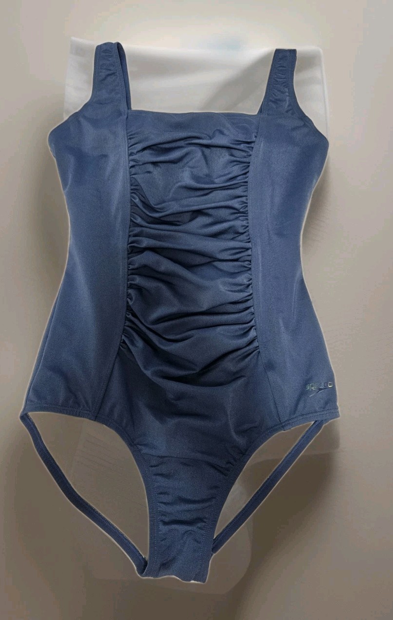 SPEEDO Endurance women’s one piece swimsuit-sz 10-blue-NEW no tag