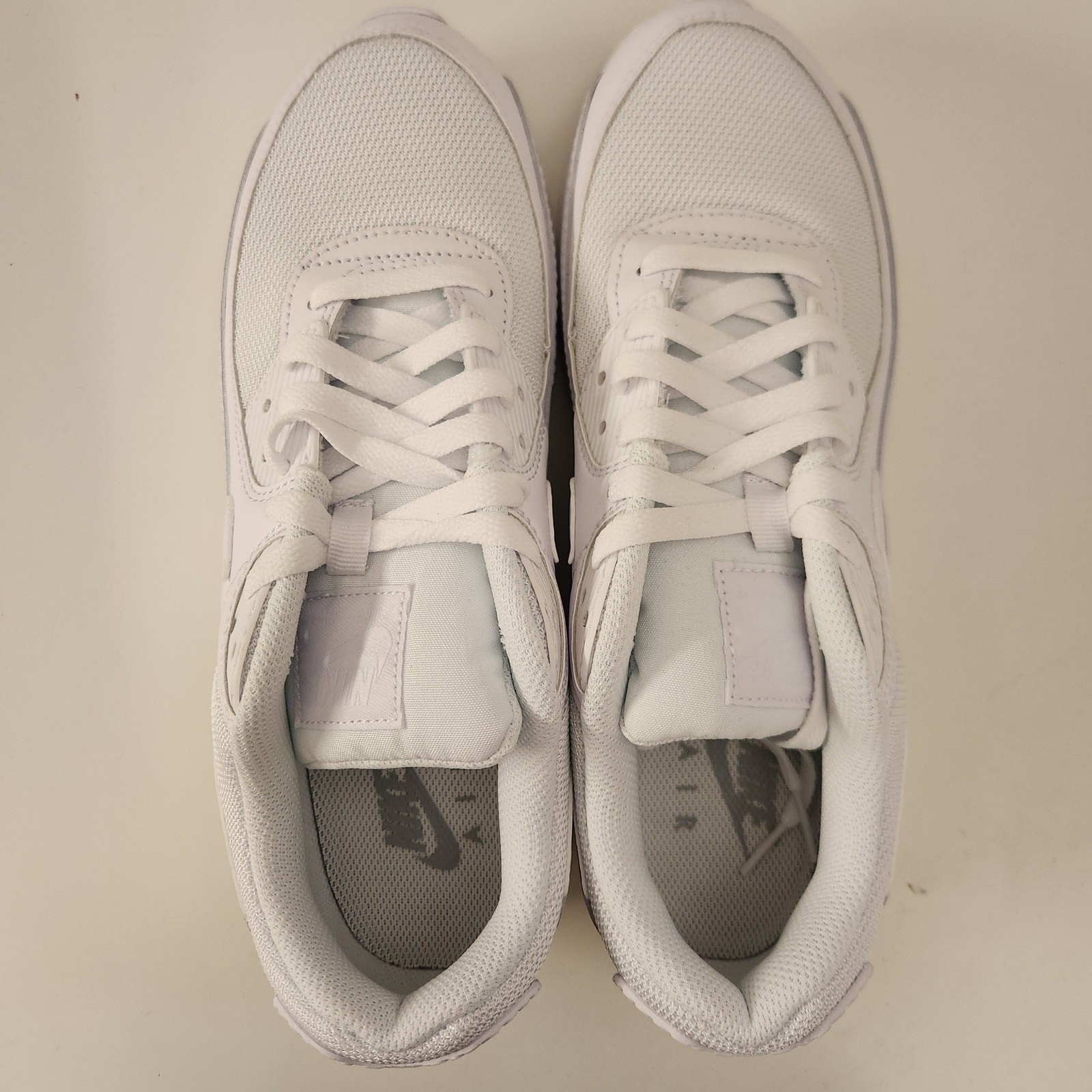 Nike Air Max 90, Men’s Running Shoes, White White Wolf Grey, 8 US