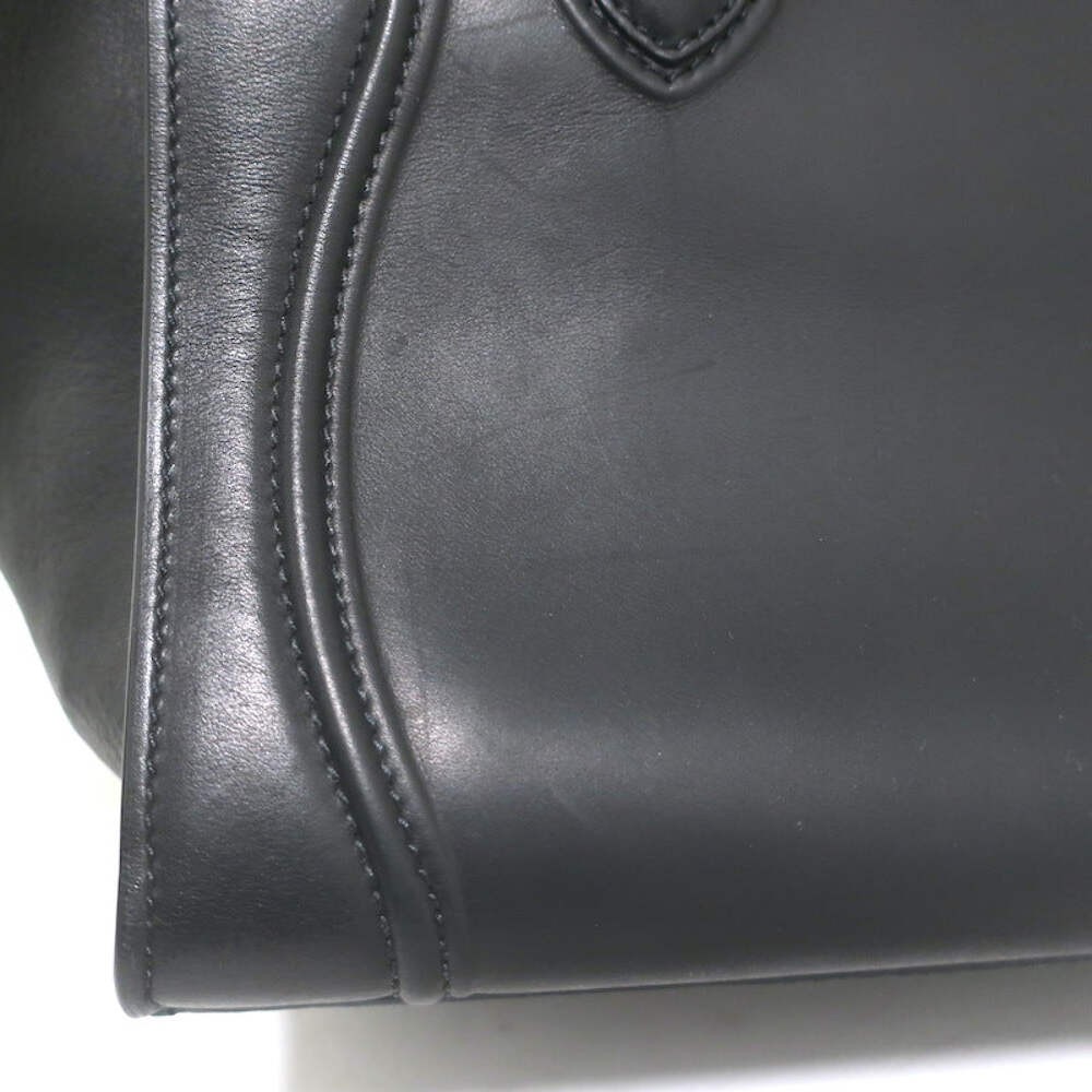 Celine Medium Phantom Luggage Tote Black Calfskin Leather