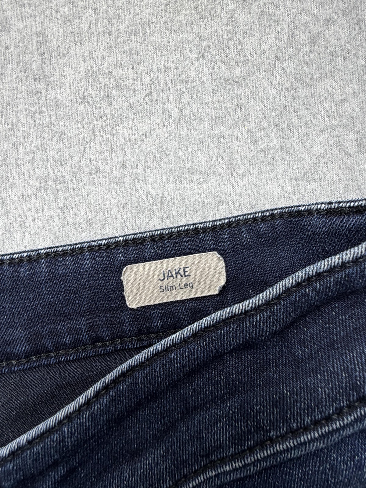 Mavi Jake Jeans Mens 33×32 Dark Wash Blue Slim Tapered Stretch Denim Pants