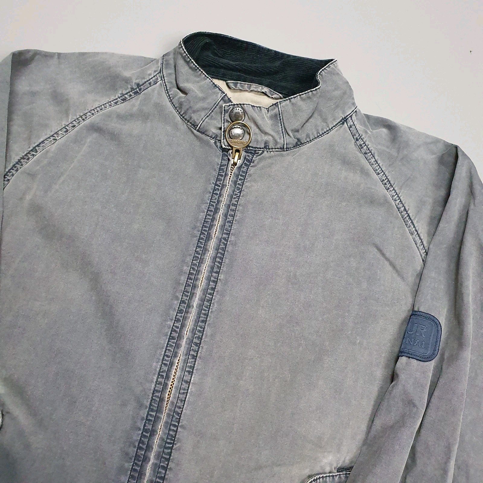 Barbour International Bute Cotton Bomber Jacket Men’s Medium Merchant Washed
