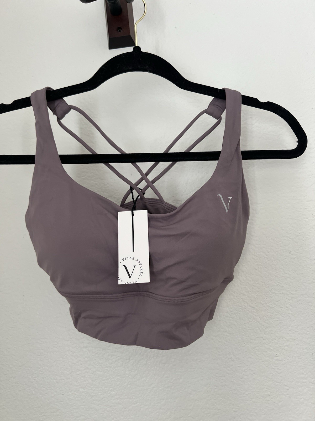 NWT Vitae Apparel Ultra Flex Set Mauve – Sports Bra & Leggings M #0226