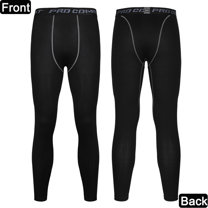 Men’s Compression Pants Long Leggings Base Layer Running Workout Gym Sports