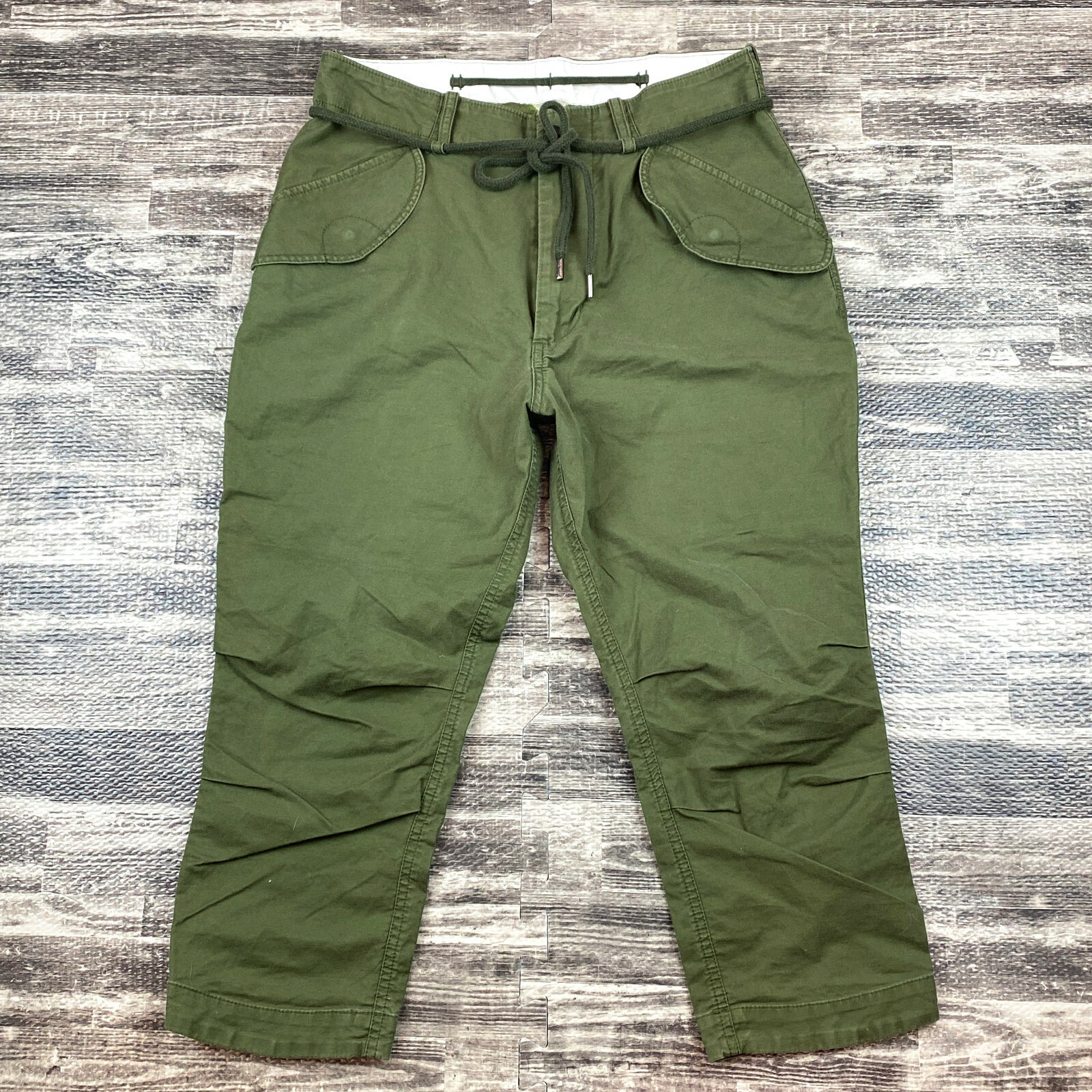Narifuri Tokyo Japan Tactical Crop Drawstring Pants Size S Small