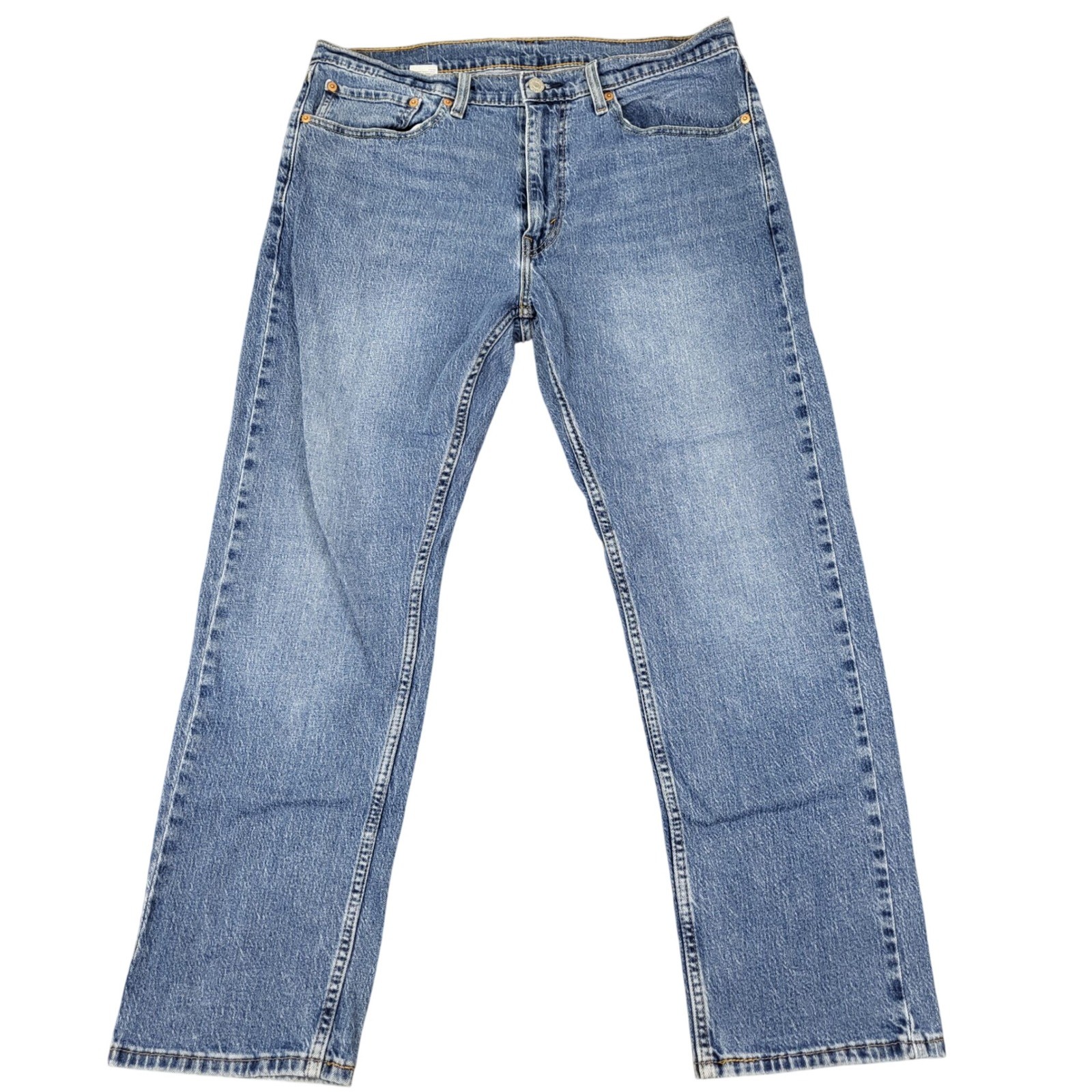 Levi’s 505 Regular Fit Jeans Men 36×30 Blue Excellent WaterLess Denim 00505-2958