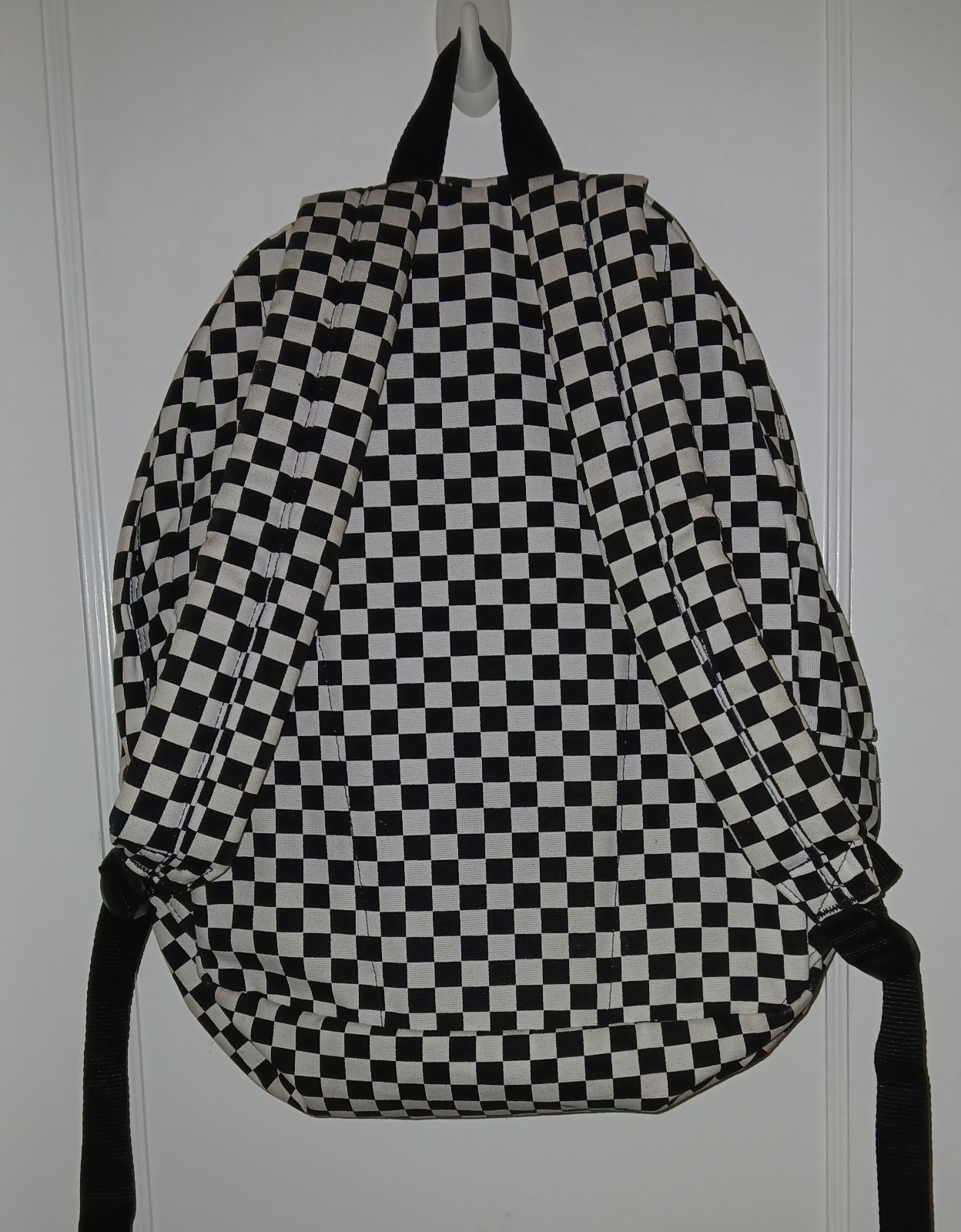 Authentic VANS Backpack Black White Checkered