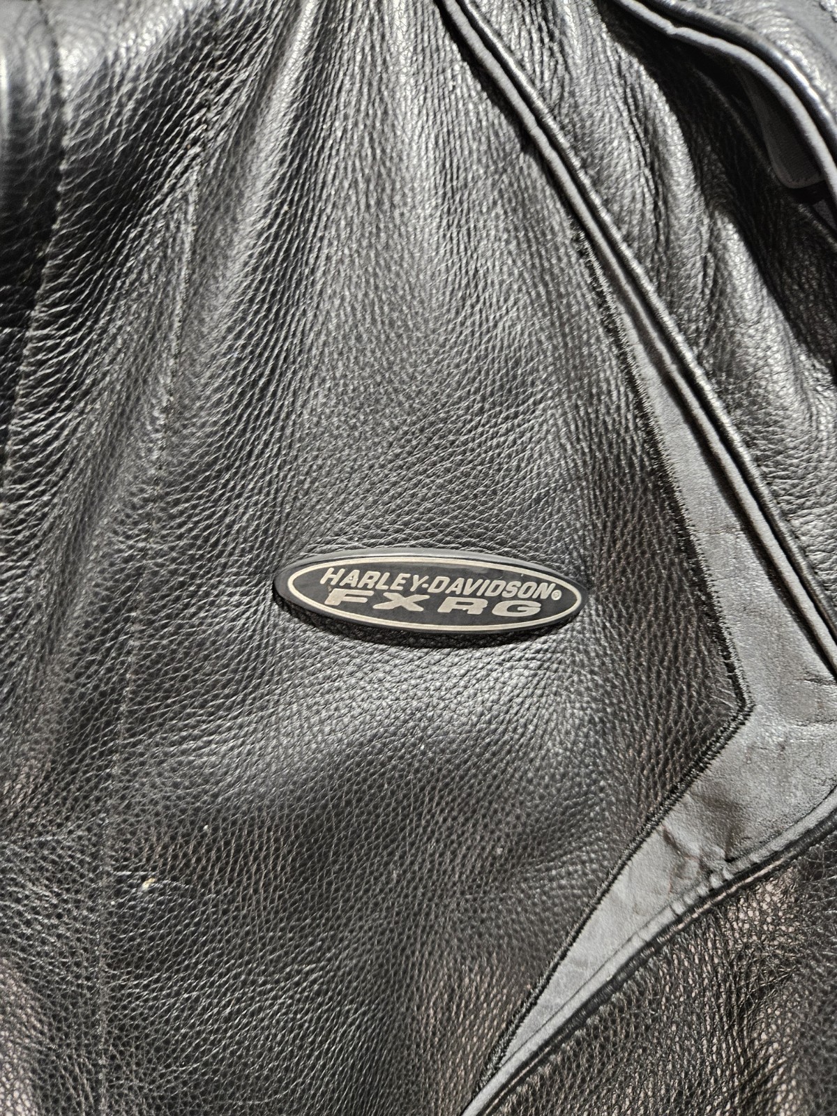 Harley-Davidson FXRG Functional Black Leather Riding Jacket Women’s Size 1W (XL)