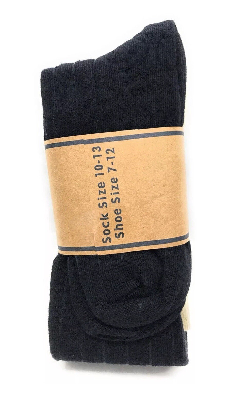Dockers Mens 3 Pack Classics Casual Crew Cotton Socks Black Navy Khaki 10-13