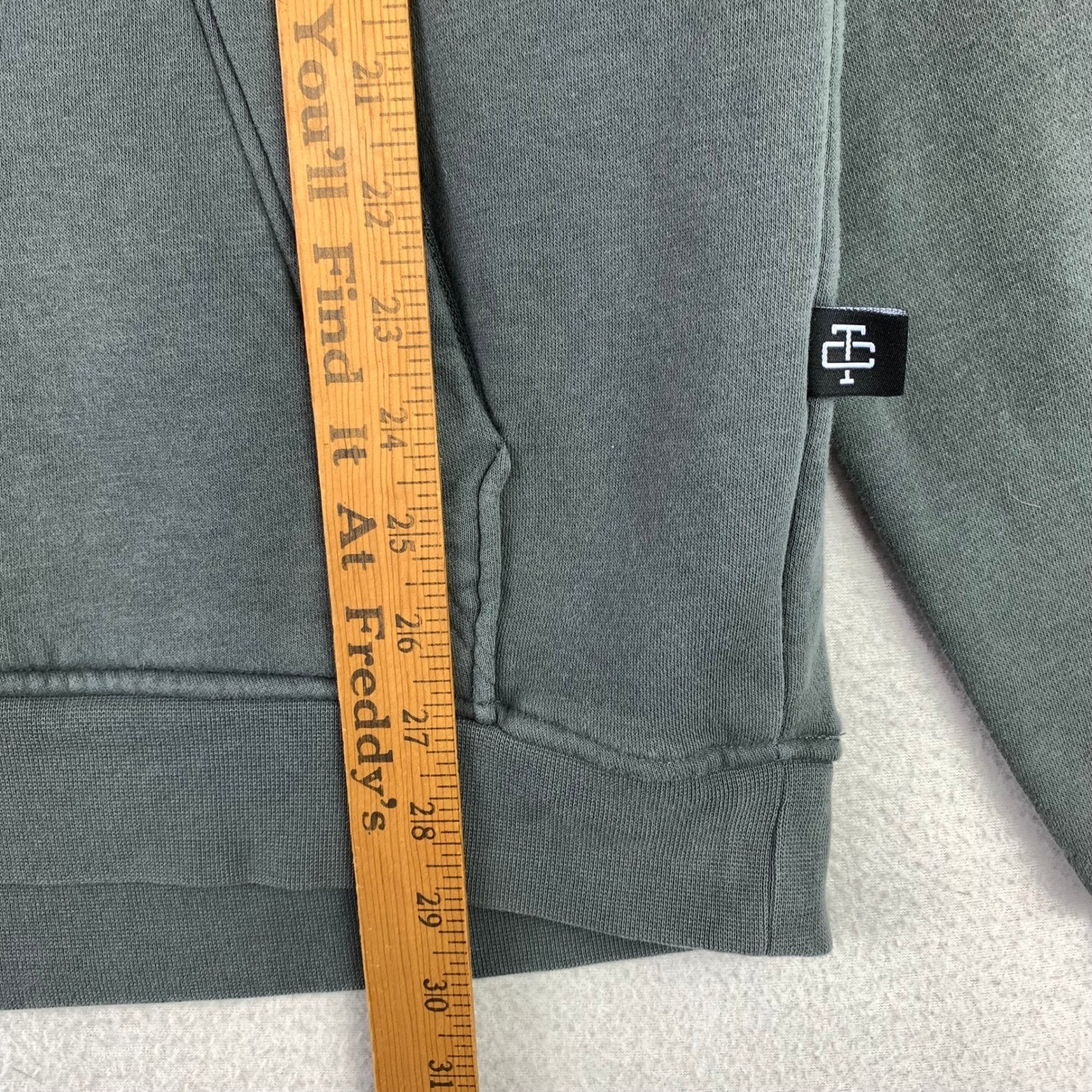 Troll Co Hoodie Men Medium Gray Dirty Hands Clean Money Workwear Graphic DHCM