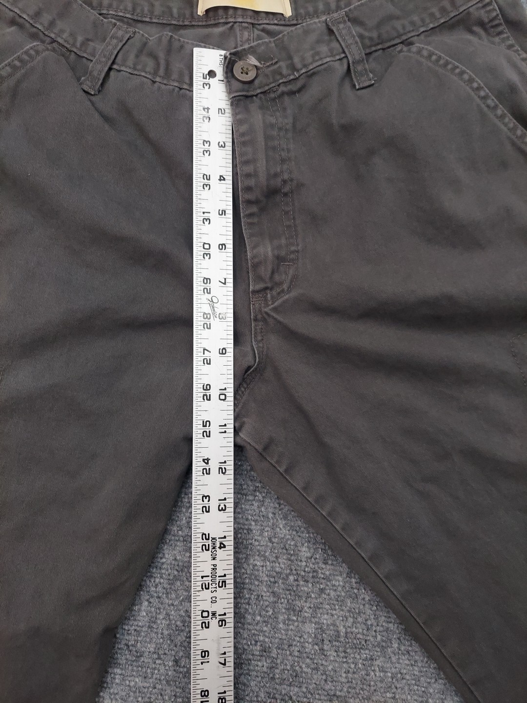 Wrangler Cargo Jeans Pants Mens 32×32 Gray Utility Outdoor Workwear Tag sz 34×34