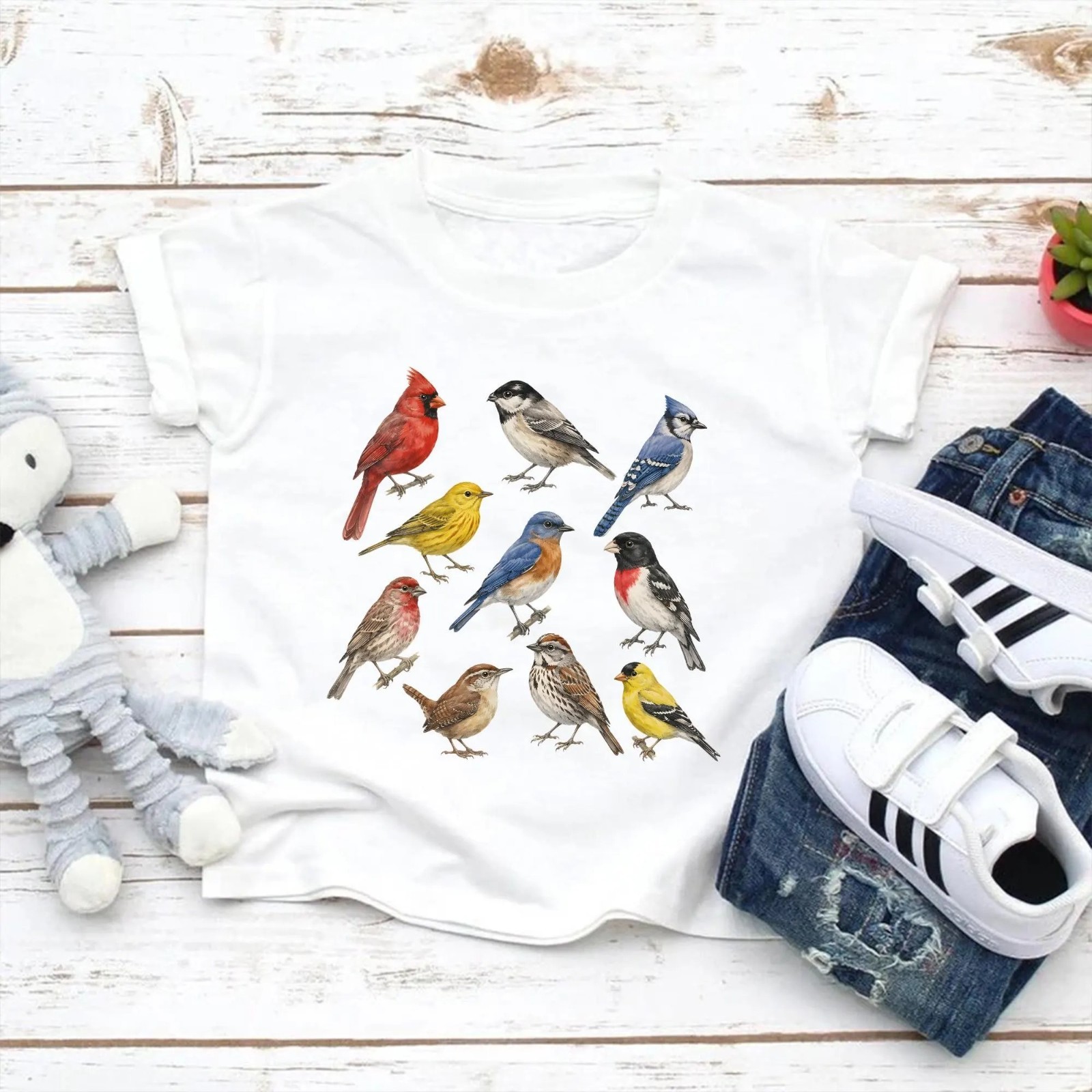 Birdwatching Shirt, Cute Bird Tee, Bird Lover Gift, Bird Watcher Gift T-Shirt
