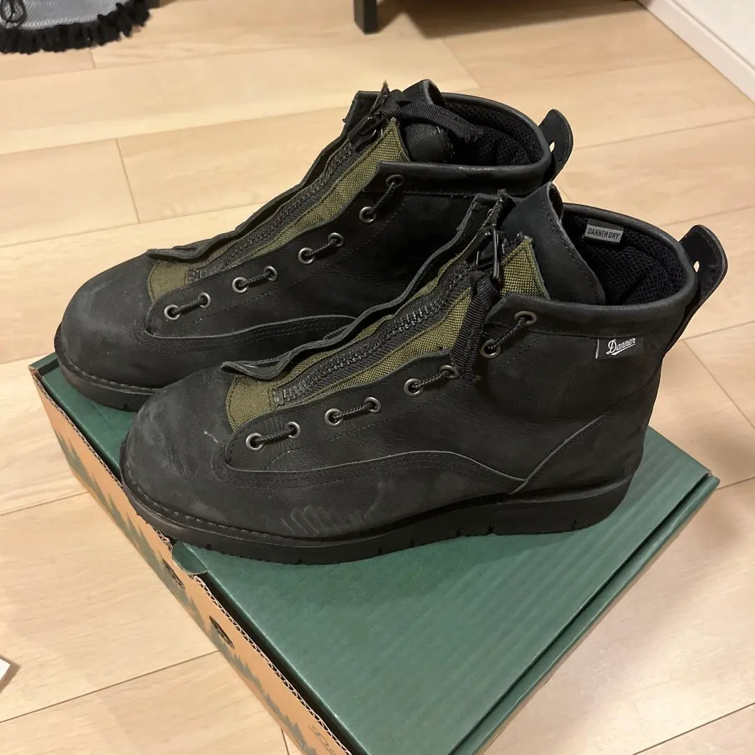 Danner Bull Work Cz Side Zip Boots D213226 Black US8.5 26.5cm Made in Japan