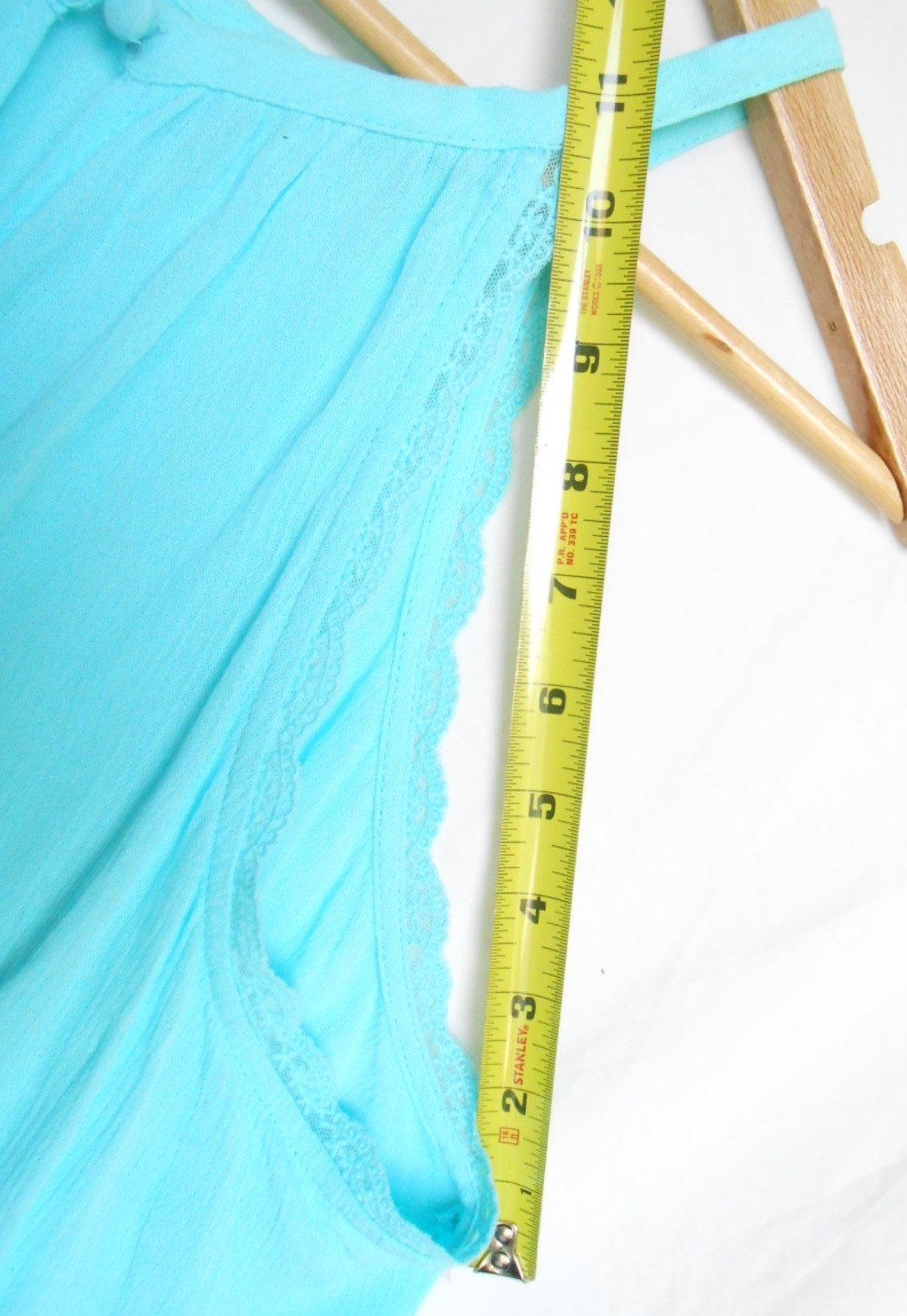 Torrid Aqua Blue Tunic Trapeze Dress Halter Rayon Lace Casual Party Cocktail NWT