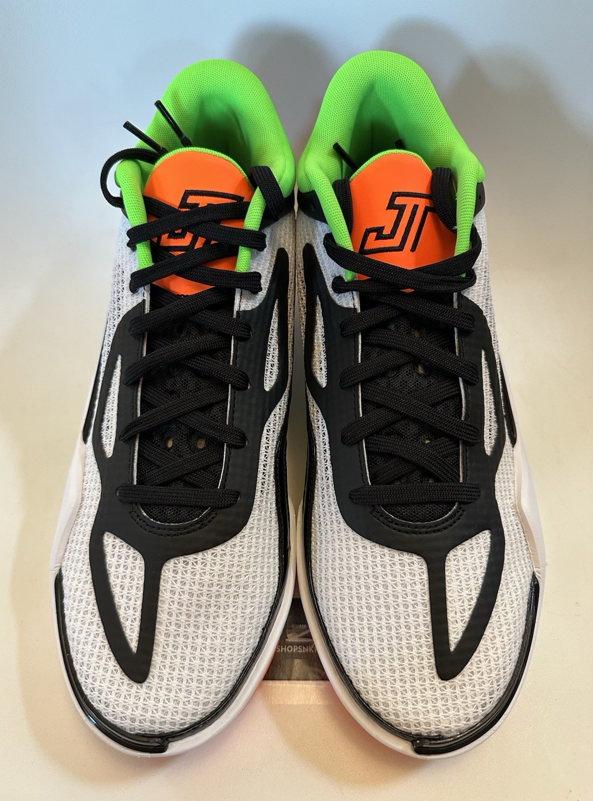 Nike Air Jordan Tatum 1 ‘Home’ White/Green/Orange DZ3324-108 Men’s US 12